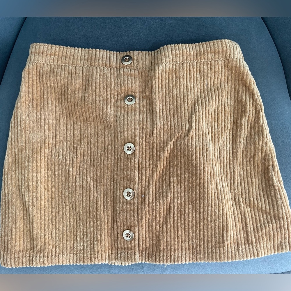 New! Tommy Bahama Corduroy Brown/Tan Girl Skirt